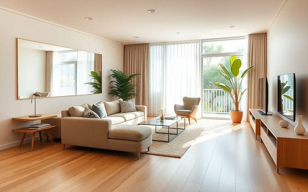 Making a small condominium feel twice its size